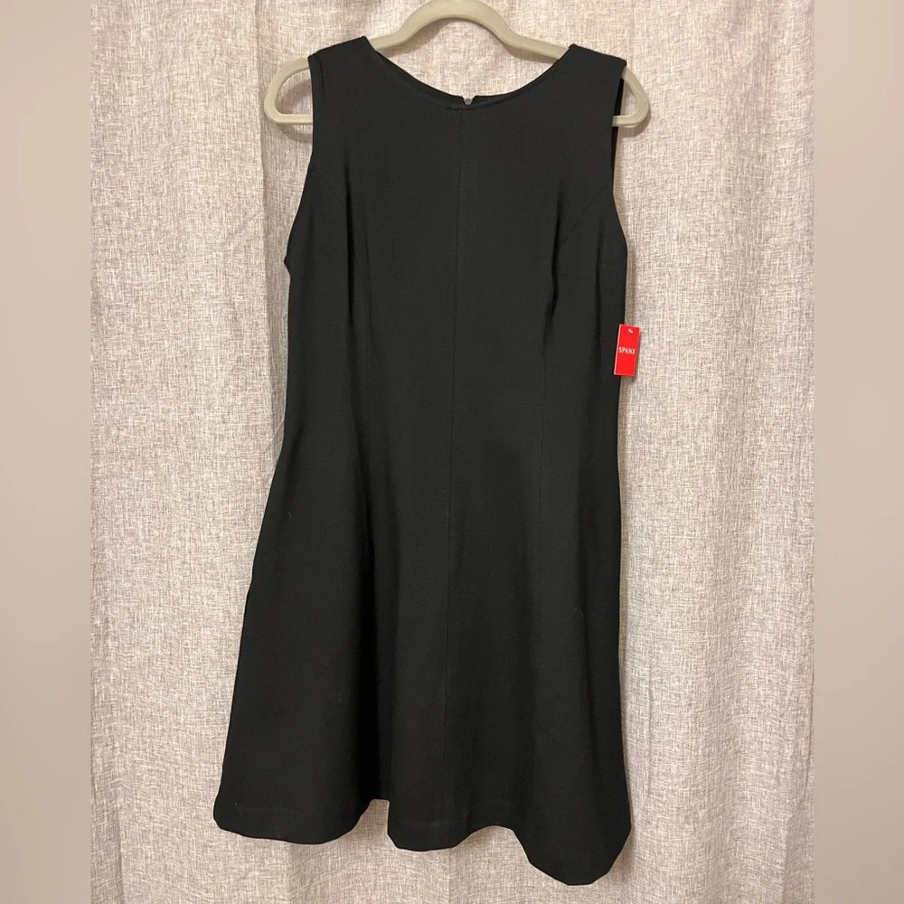 NWT Spanx The Perfect Fit & Flare Black Dress with Pockets Size Large